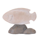 Melrose Fish on Rock Decor (Set of 4)