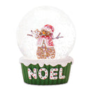 Melrose Gingerbread Snowman Snow Globe (Set of 2)