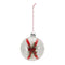 Frosted Glass Ski Ball Ornament (Set of 6)