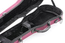 GEWA Bio-A Shaped 4/4 Violin Case Violet with Backpack Straps
