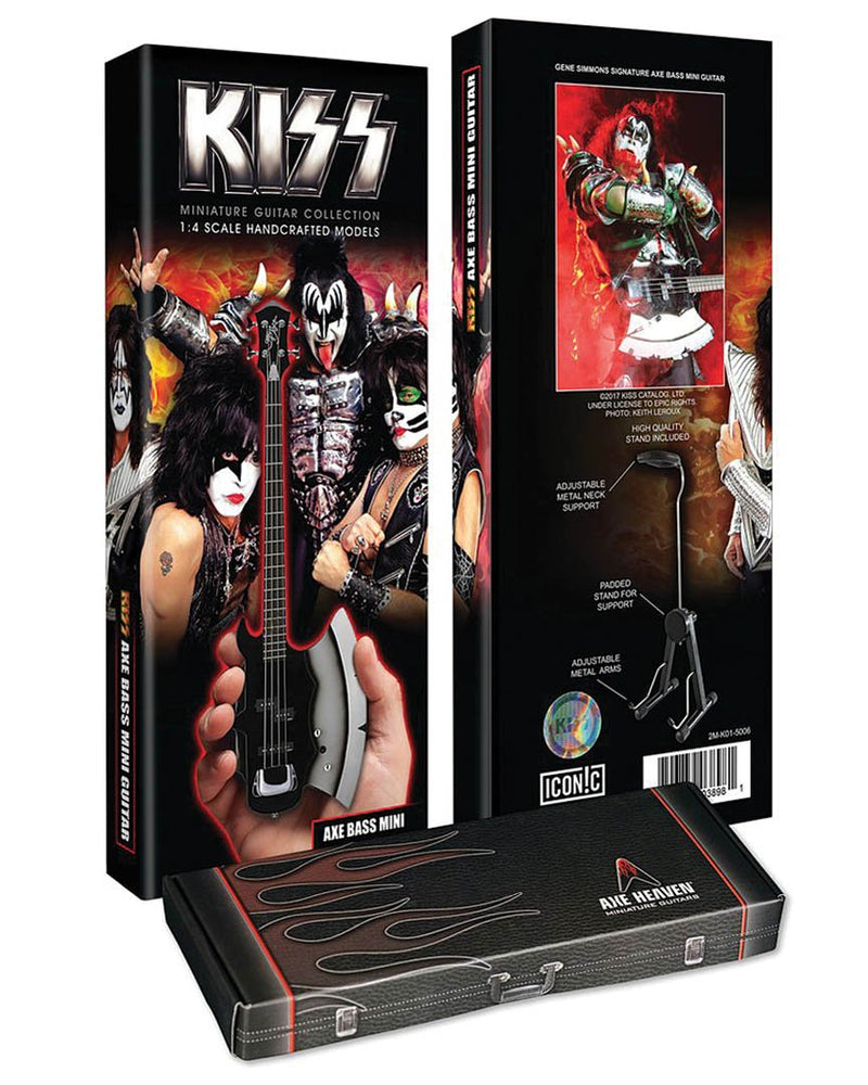 Axe Heaven Gene Simmons Signature AXE Bass Mini Guitar Replica