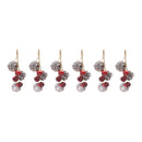 Melrose Bell and Pine Cone Drop Ornament (Set of 6)
