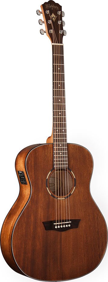 Washburn Woodline O12SE Acoustic Electric Guitar - Natural - WLO12SE