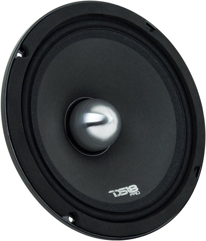 DS18 PRO-NEO8RB 8" High-Performance Mid-Range Loudspeaker - Neodymium Magnet - Black