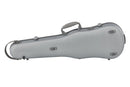 GEWA PURE Violin Case Polycarbonate Silver "Fun" Shaped w/Subway Handle 4/4-3/4