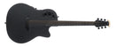 Ovation Elite TX 1868TX‑5 Shallow Acoustic‑Electric Guitar - Black
