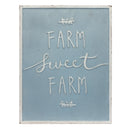 Melrose Metal Farm Life Sentiment Sign Wall Decor, Rustic, Metal