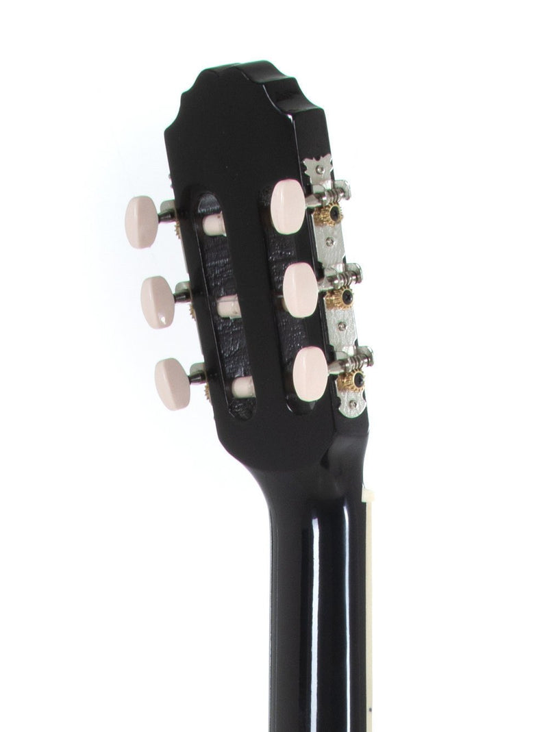 GEWA Basic 4/4-Size Classical Guitar Set - Black Finish w/ Gig Bag and Tuner