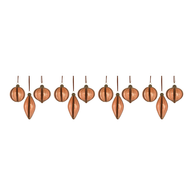 Copper Glass Holiday Ornament (Set of 12)