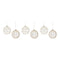 Jeweled Glass Ball Ornament (Set of 6)