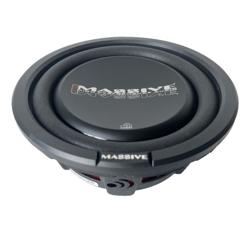Massive Audio 8" 250 Watts RMS Dual 4 Ohm Shallow Subwoofer – GTS8