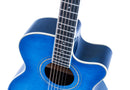 Washburn Festival Mini Jumbo Acoustic-Electric - Transparent Blue – EA15-ATB