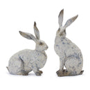 Weathered Rabbit Statue (Set of 2)