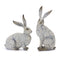 Weathered Rabbit Statue (Set of 2)