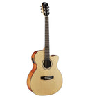 Austin Acoustic-Electric Orchestra Guitar w/ Cutaway – Satin Natural - AA25OSEC