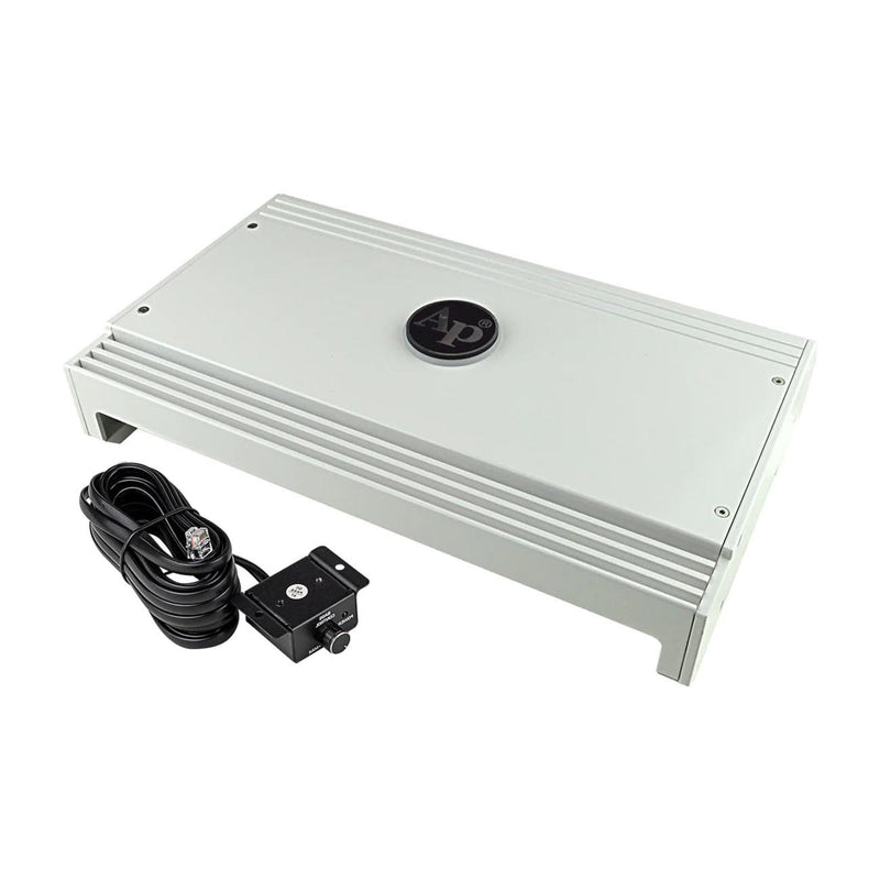 Audiopipe 3000W 6 Ch Class D Marine Amplifier w/ Remote Bass Knob APSR-6185GS