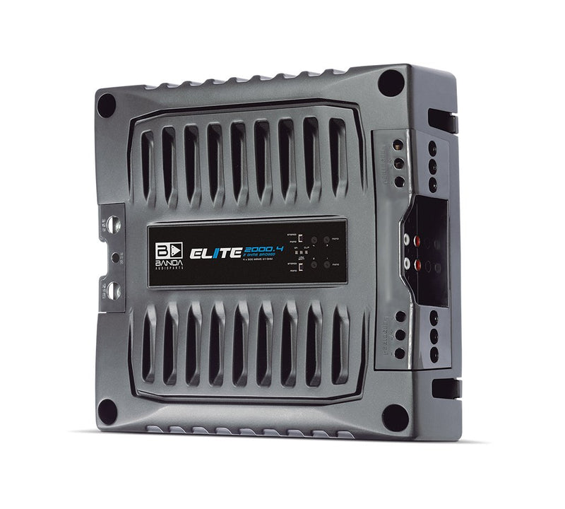 BANDA Elite2000.41BK Car Amplifiers 2000 Watt 4-Channel 1 Ohm