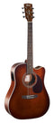 Cort MR500EBR Dreadnought Acoustic-Electric Cutaway Guitar - Brown Burst