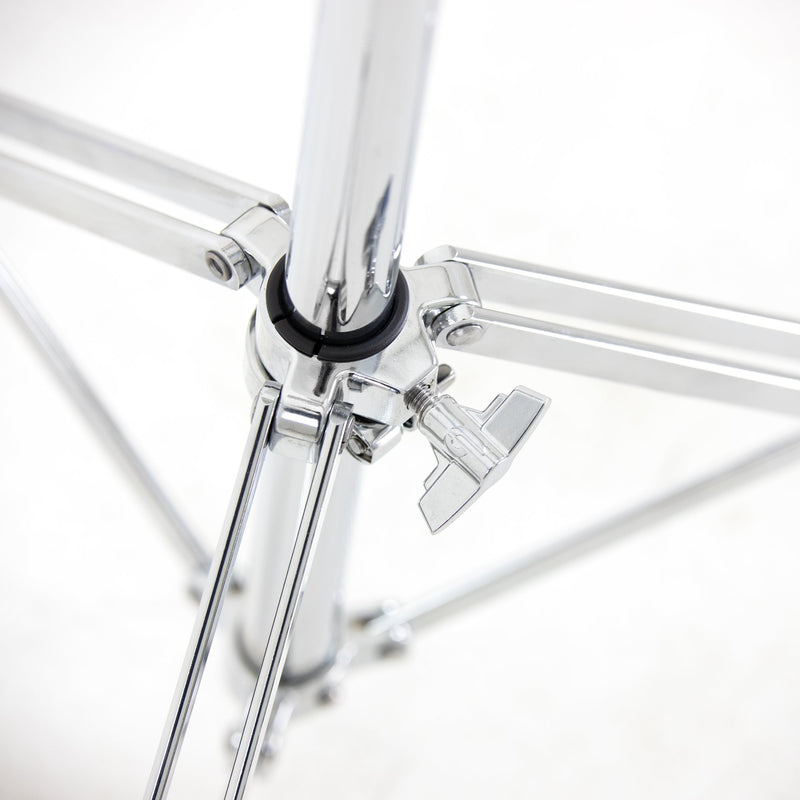 British Drum Co Casino Boom Cymbal Stand CAS‑HW‑BS – Double‑Braced Palladium