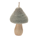 Melrose Felt Fabric Mushroom Ornament (Set of 12)