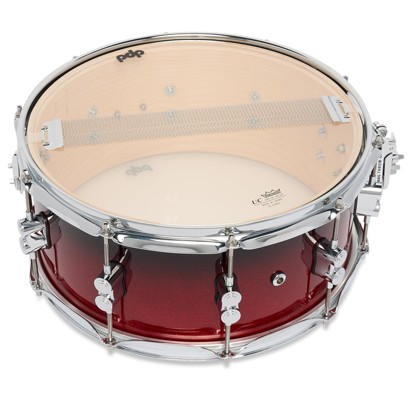 PDP Concept Maple 6.5x14 Snare Red to Black Fade Lacquer PDCM6514SSRB