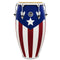 Latin Percussion M754S-PR Matador 12.5" Wood Tumba Puerto Rican Heritage Design