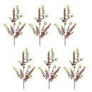 Melrose Burgandy Berry Foliage Spray (Set of 6)