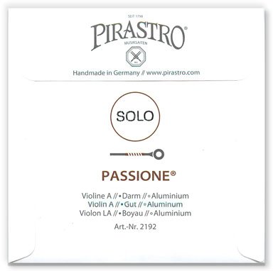 Pirastro Passione Solo 4/4 Medium Gauge Violin String Set - Loop-End E