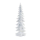 Melrose Flocked Pine Tree with Carved Design 26"H