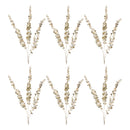 Melrose Glittered Eucalyptus Spray (Set of 6)