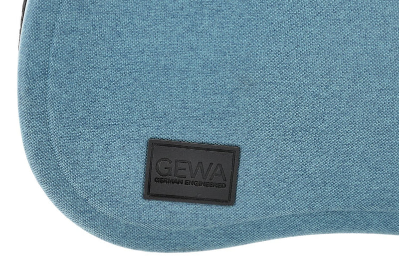 GEWA Bio-A Shaped 4/4 Violin Case - Blue w/ Backpack Straps New Open Box