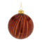 Amber Glass Ball Ornament (Set of 12)