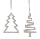 Jeweled Pine Tree Ornament (Set of 6)