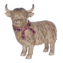 Melrose Highland Cow Winter Figurine (Set of 2)