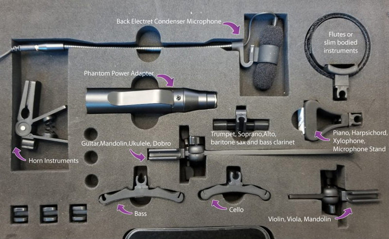 Provider PS‑IMK‑SHUR Instrument Microphone Kit for Shure Beltpack