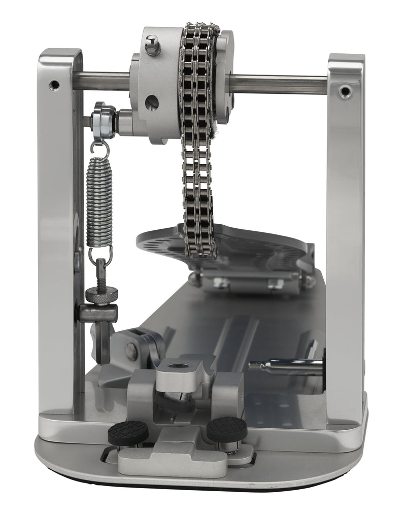 DW MFG Series Machined Chain Drive Single Pedal Gun Metal - DWCPMCDGR