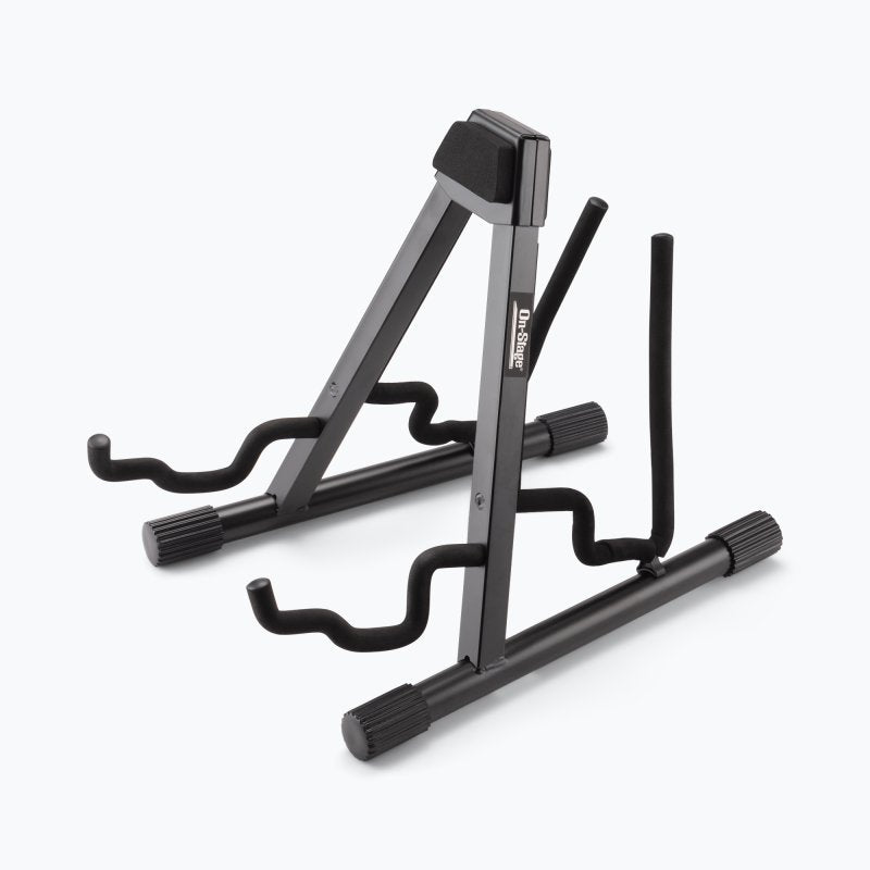 On‑Stage GS7462DB Professional Double A‑Frame Guitar Stand Black