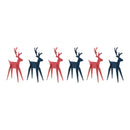 Melrose Modern Metal Deer Figurine (Set of 6)
