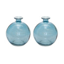 Melrose Glass Bubble Vase (Set of 2)