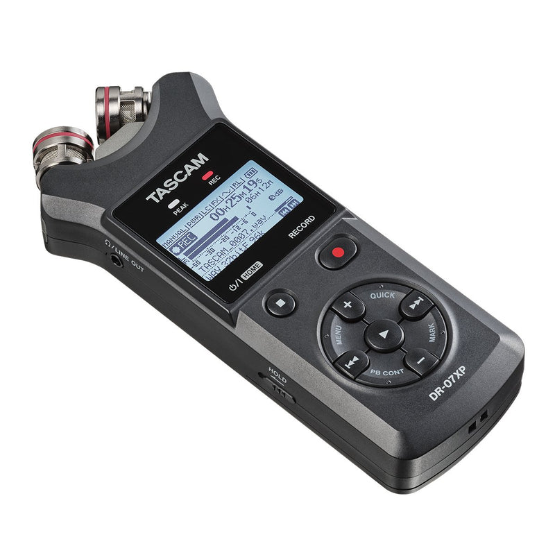 TASCAM DR‑07XP 32‑Bit Float Handheld Recorder & USB‑C Audio Interface