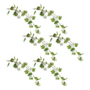 Melrose Hanging Snowball Floral Branch (Set of 6)