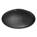 Sela Melody 14" D Kurd Tongue Drum – Black with Bag - SE380