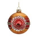 Glass Reflector Ball Ornament (Set of 12)