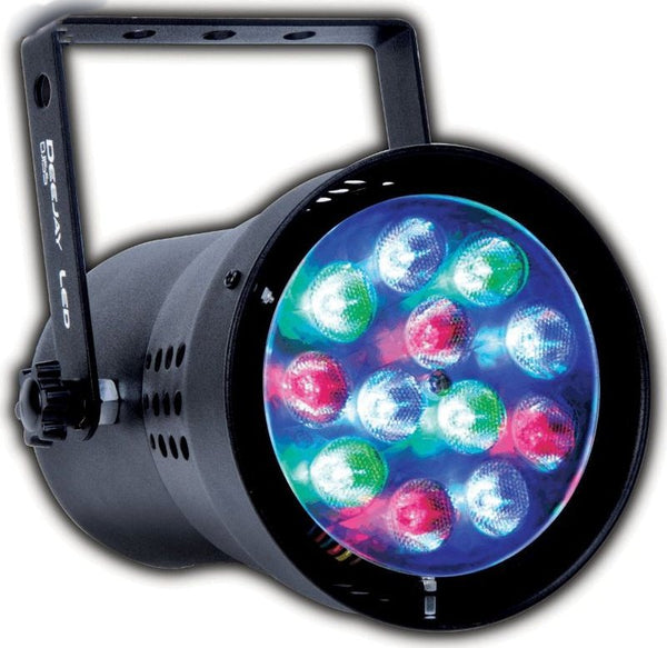 DeeJay LED DJ155 12 Watt LED Par Can Fixture with DMX Control