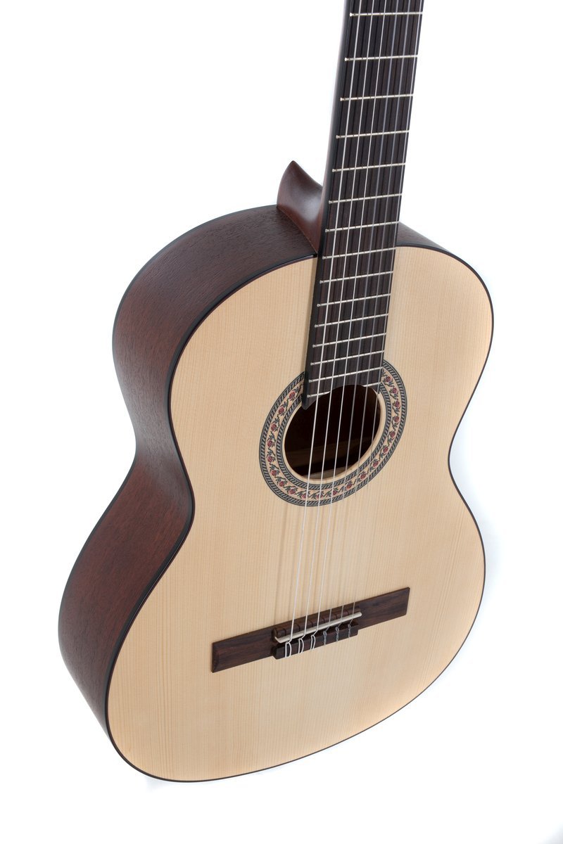 Caballero by MR 4/4 Classical Guitar – Solid Spruce Top – Natural Finish