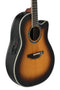 Ovation Custom Balladeer Acoustic‑Electric Guitar - Honey Burst w/ Gig Bag