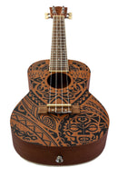 Bamboo U23 California 23" Concert Ukulele – Cultural Design w/ Gig Bag