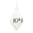 Melrose Frosted Glass Joy Ornament (Set of 6)