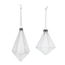 Melrose Frosted Glass Drop Ornament (Set of 6)