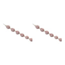 Melrose Fabric Ball String Garland (Set of 2)